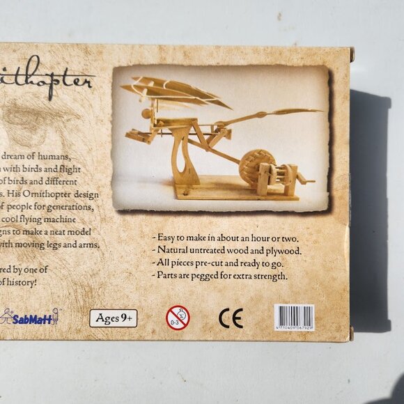 Pathfinders STEM Kit Leonardo da Vinci Ornithopter Model Set 3D Puzzle Engineeri - Picture 11 of 16